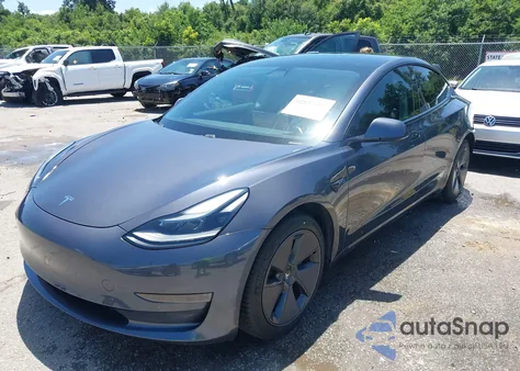 2021 Tesla Model 3 Standard Range Plus Rear-Wheel Drive from USA, damaged, VIN 5YJ3E1EA5MF969029